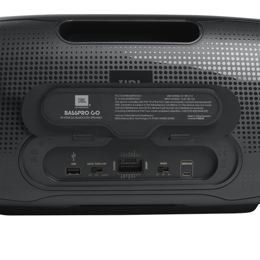Speaker Portátil JBL BassPro Go Bluetooth - Preto